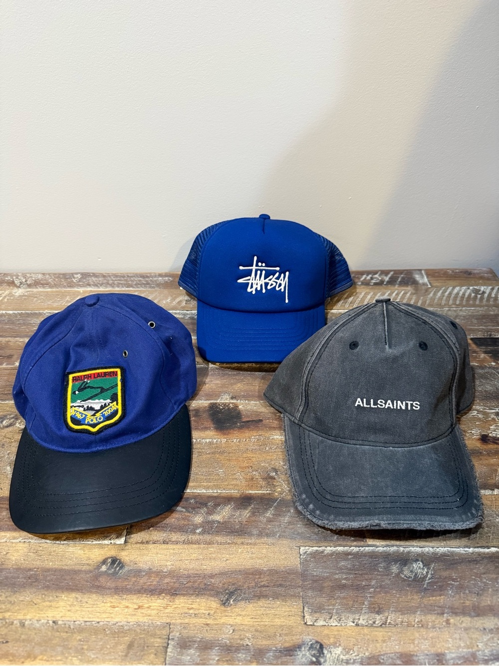 Designer Hat Bundle | Polo Ralph Lauren, Stüssy & AllSaints